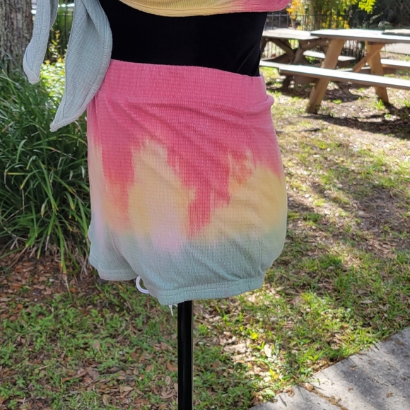 Rasta Hand Dyed 2 piece Bralette Set - Picture 2 of 4